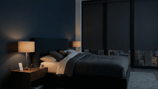 Lutron Motorized Shades for Bedrooms: Quiet, Dark, and Effortless