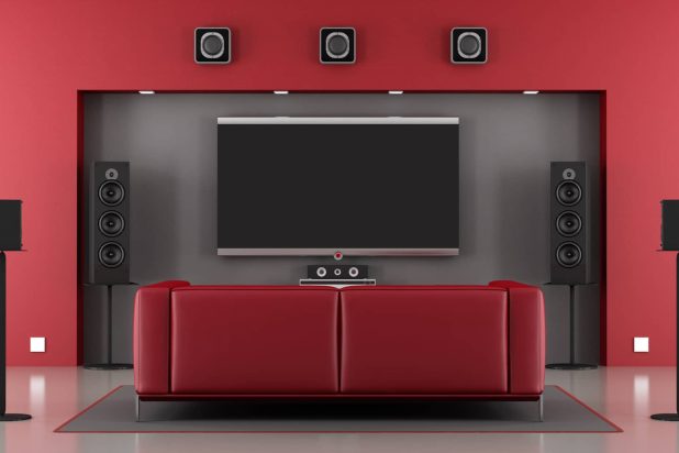 Smart Home Automation Company in New York NYC 13 red-and-gray-home-cinema