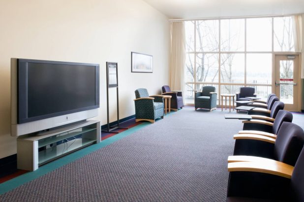 Smart Home Automation Company in New York NYC 12 seats-and-television-in-lounge